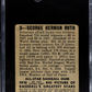 1948 Leaf Gum Co. Babe Ruth #3 SGC 1.5