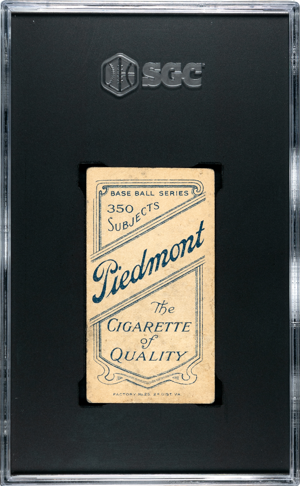 1910 Piedmont Cigarettes (T206) Ty Cobb Bat Shoulder SGC 2