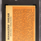 1962 Topps Managers' Dream #18 SGC 5