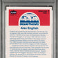 1986 Fleer Sticker Alex English #4 PSA 9