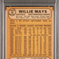 1968 Topps Willie Mays #50 PSA 4 Auto 10