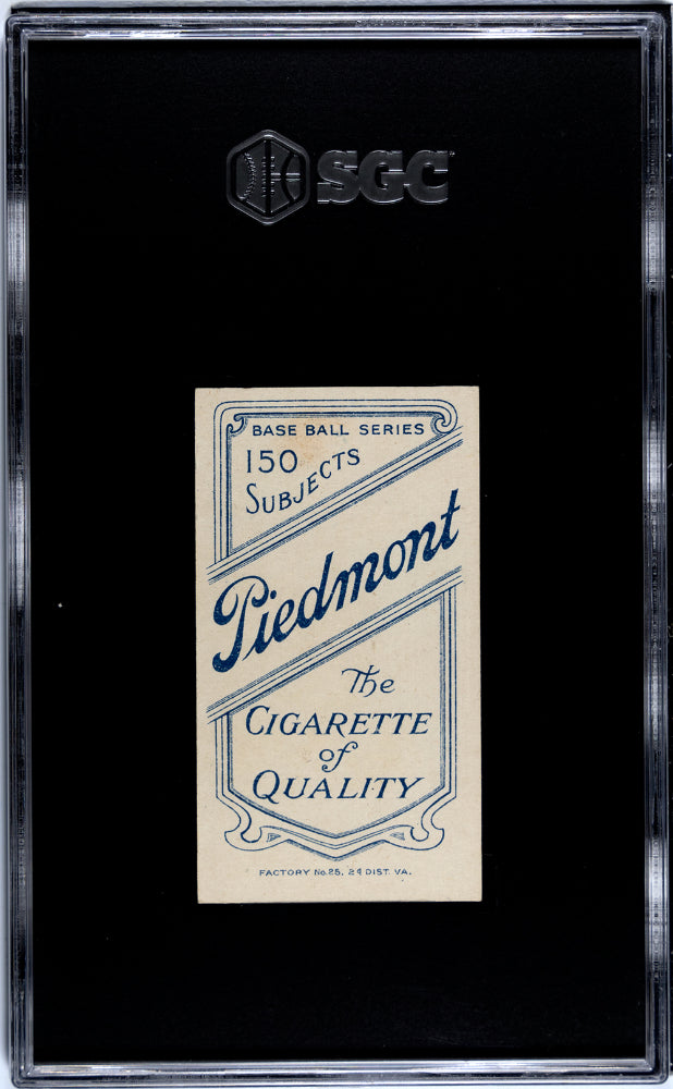 1909 Piedmont Cigarettes (T206) George Mullin Throwing SGC 8.5