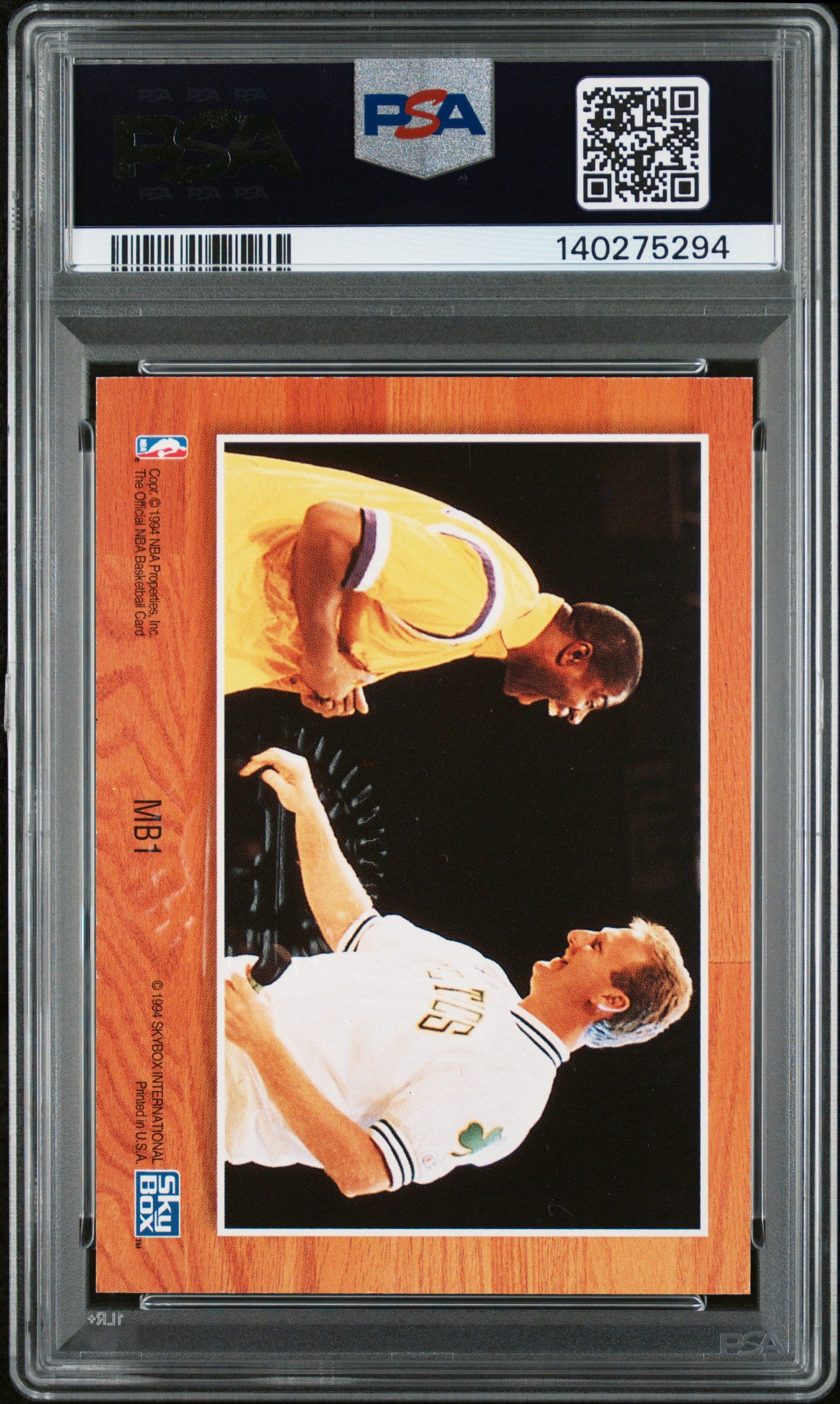 1993 Hoops Magic & Bird #MB1 Autograph PSA 8 Auto 9