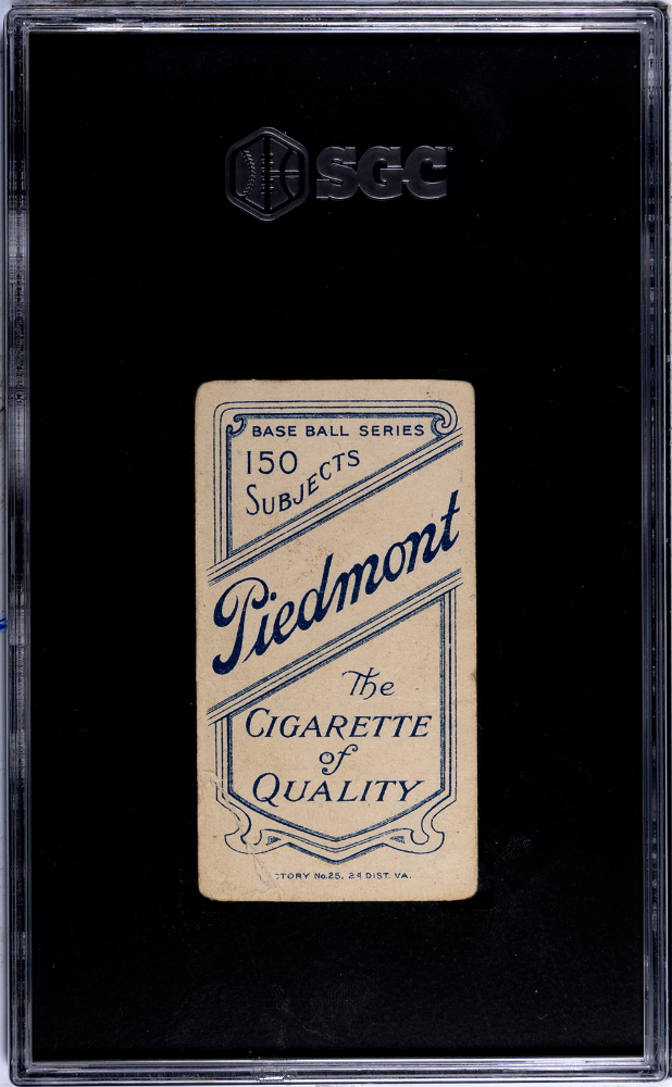 1909 Piedmont Cigarettes (T206) Fred Jacklitsch SGC 1