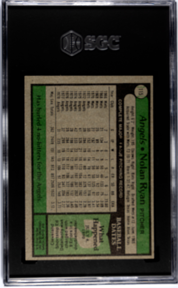 1979 Topps Nolan Ryan #115 SGC 9