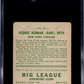 1933 Goudey Babe Ruth #53 SGC 2.5