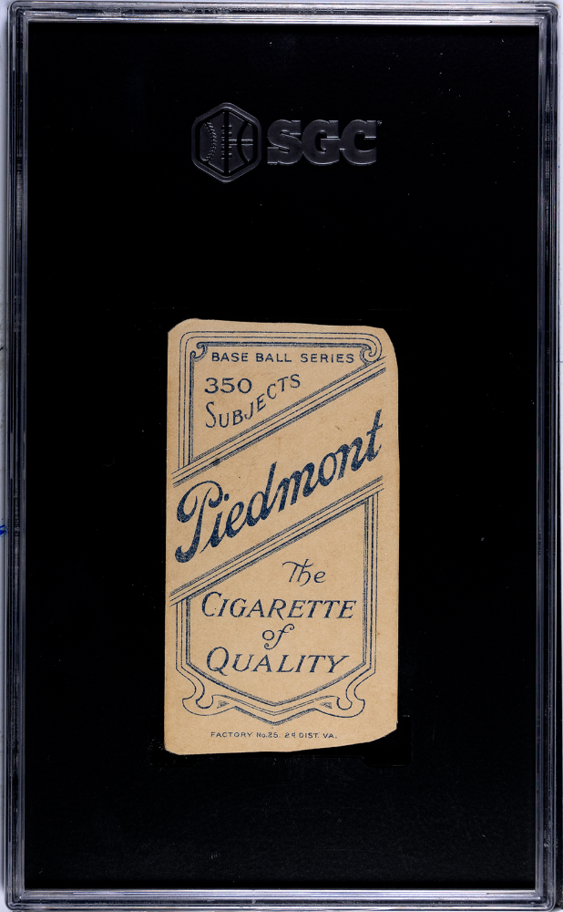 1910 Piedmont Cigarettes (T206) Dave Brain SGC A