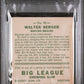 1933 Goudey Walter Berger #98 PSA 4