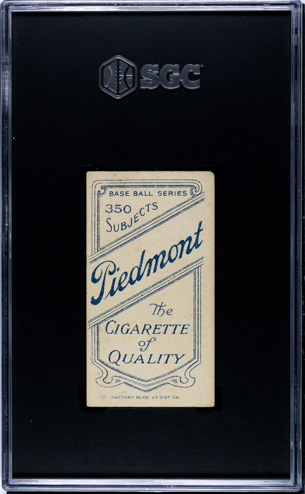 1910 Piedmont Cigarettes (T206) Sid Smith SGC 3