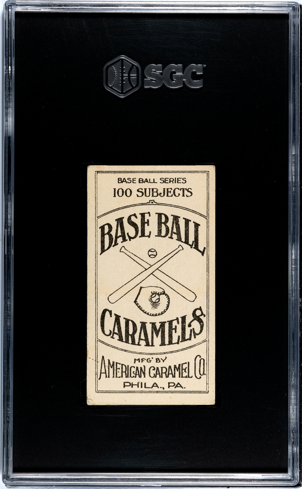 1909 American Caramel Co. (E90-1) Bill Bradley SGC 4