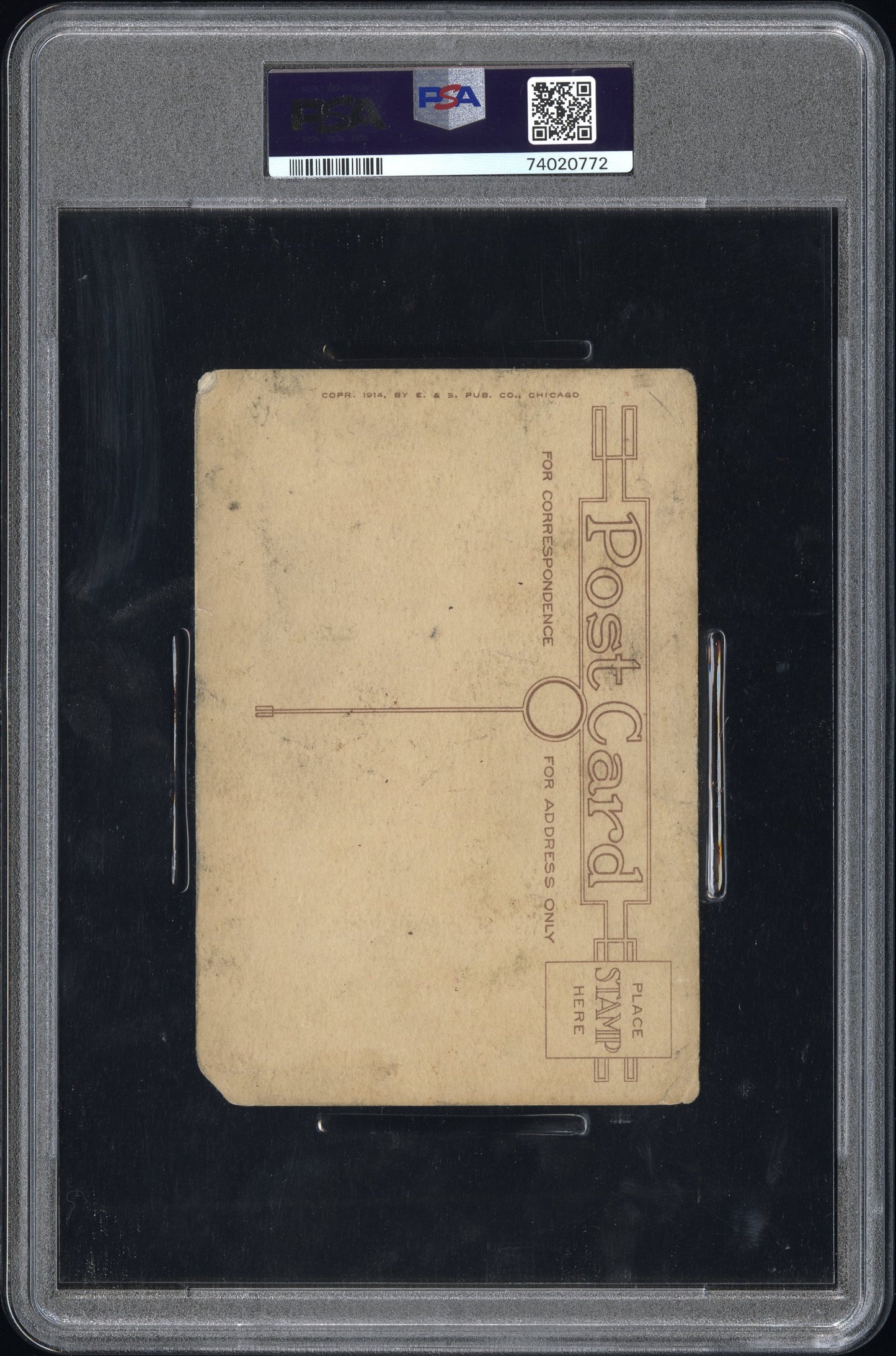 1914 E. & S. Publishing Co. Ty Cobb PSA 1