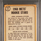 1968 Topps Mets Rookies #177 J. Koosman N. Ryan PSA 4
