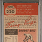 1953 Topps Satchell Paige #220 PSA 4