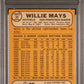 1968 Topps Willie Mays #50 PSA 4