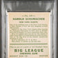 1933 Goudey Harold Schumacher #129 PSA 4