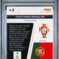 2014 Panini Prizm World Cup Cup Captains Cristiano Ronaldo #5 PSA 9