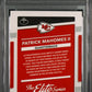 2017 Panini Donruss The Elite Series Rookie Patrick Mahomes II #7 PSA 9