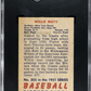 1951 Bowman Willie Mays #305 SGC 4