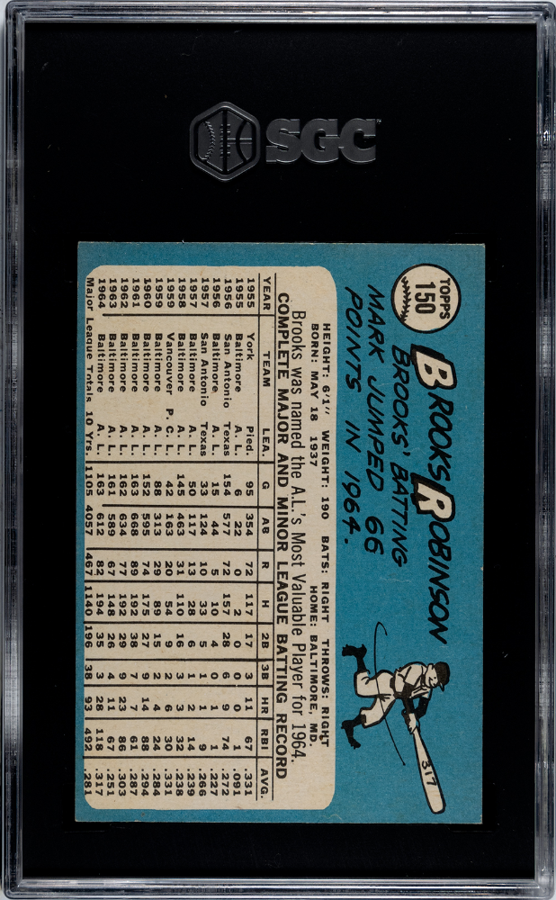 1965 Topps Brooks Robinson #150 SGC 7
