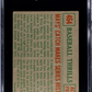 1959 Topps Mays' Catch #464 Baseball Thrills SGC 3.5