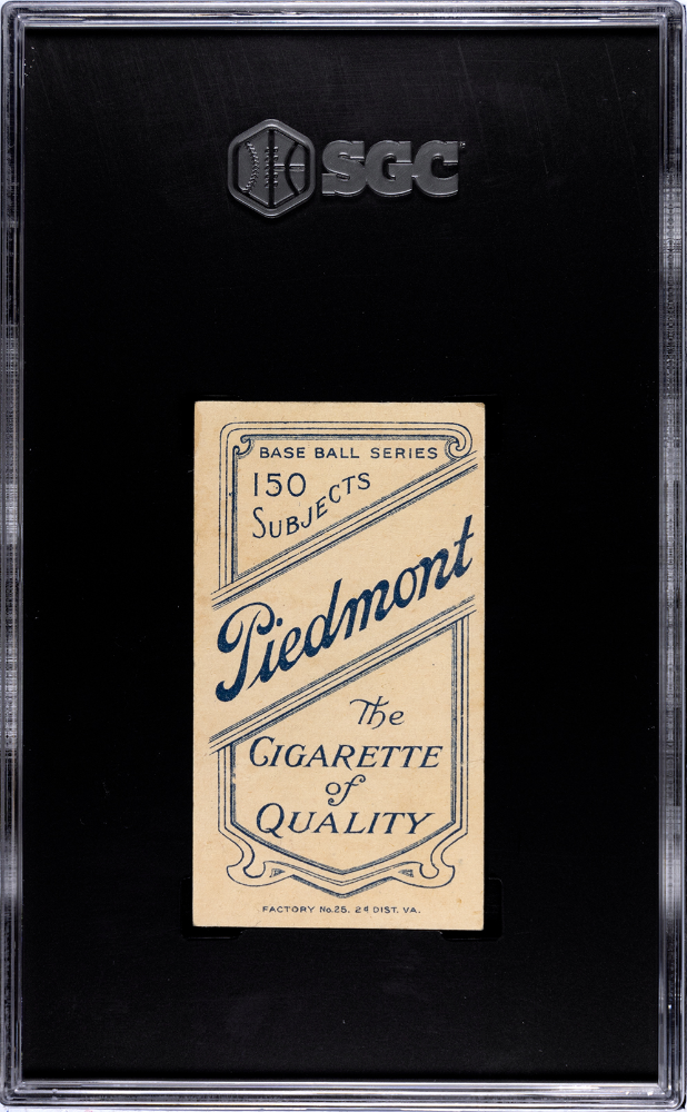 1909 Piedmont Cigarettes (T206) Harry Davis H. Davis Front SGC A