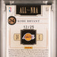 2010 Playoff National Treasures All NBA Kobe Bryant #23 SIG Mat PSA 10 Auto 10