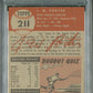 1953 Topps J. W. Porter #211 PSA 6