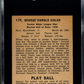 1940 Playball George Sisler #179 SGC 5