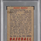 1951 Bowman Mickey Mantle #253 PSA 3