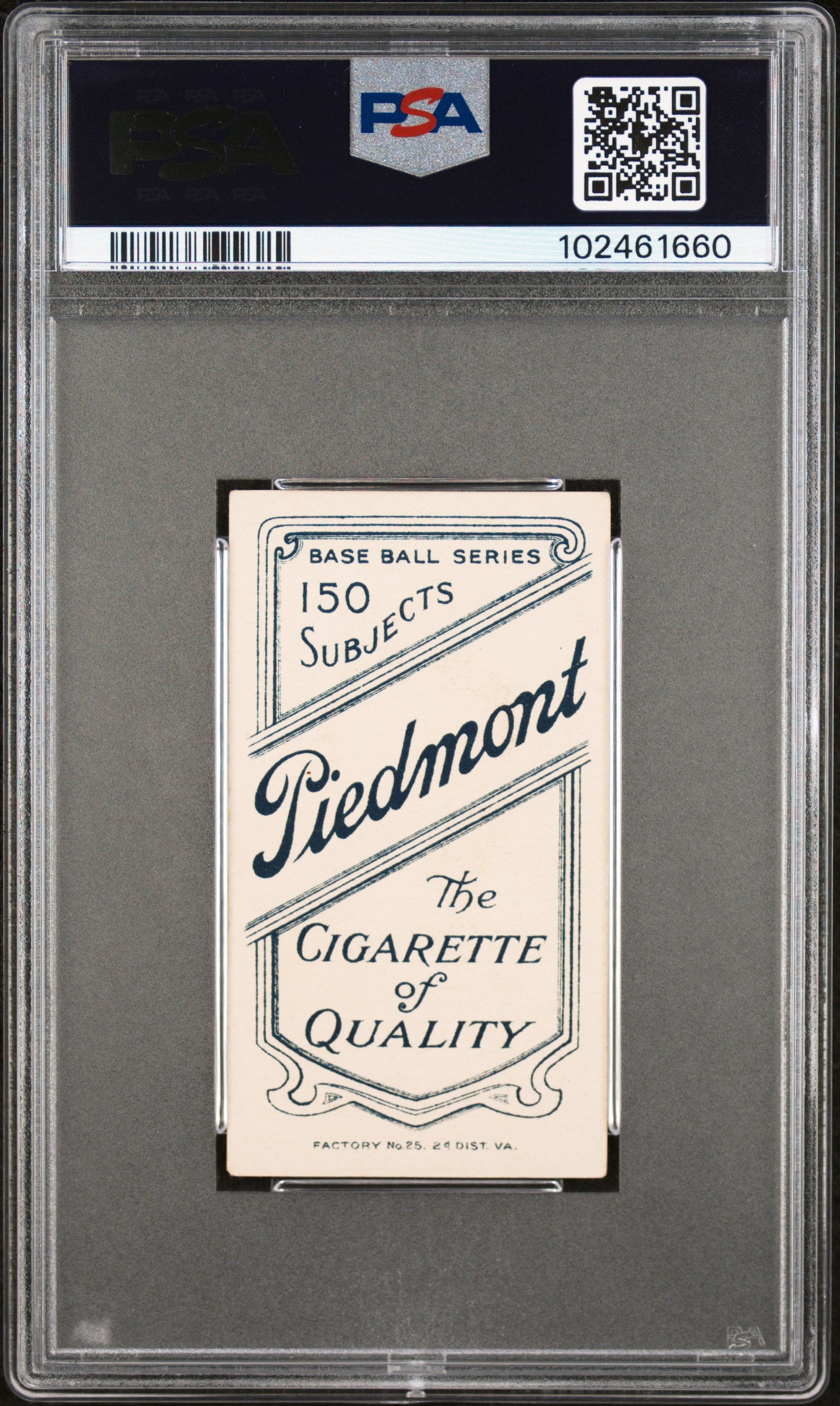 1909-11 T206 Piedmont 150 Hal Chase Portrait Pink PSA 4