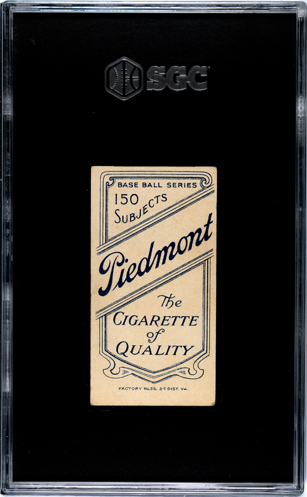 1909 Piedmont Cigarettes (T206) Harry Mcintyre Brooklyn SGC 3