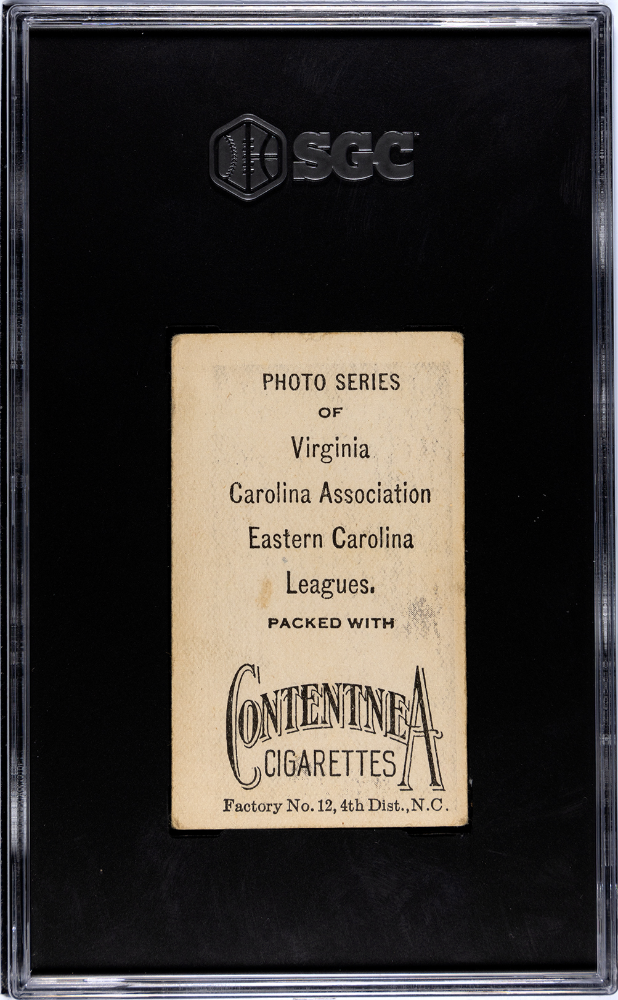 1910 Contentnea Cigarettes (T209) Hudson Photo Series SGC 2
