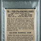 1948 Leaf Ted Williams #76 PSA 4