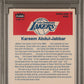 1986 Fleer Sticker K. Abdul-Jabbar #1 PSA 8