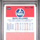 1986 Fleer Buck Williams #123 PSA 9