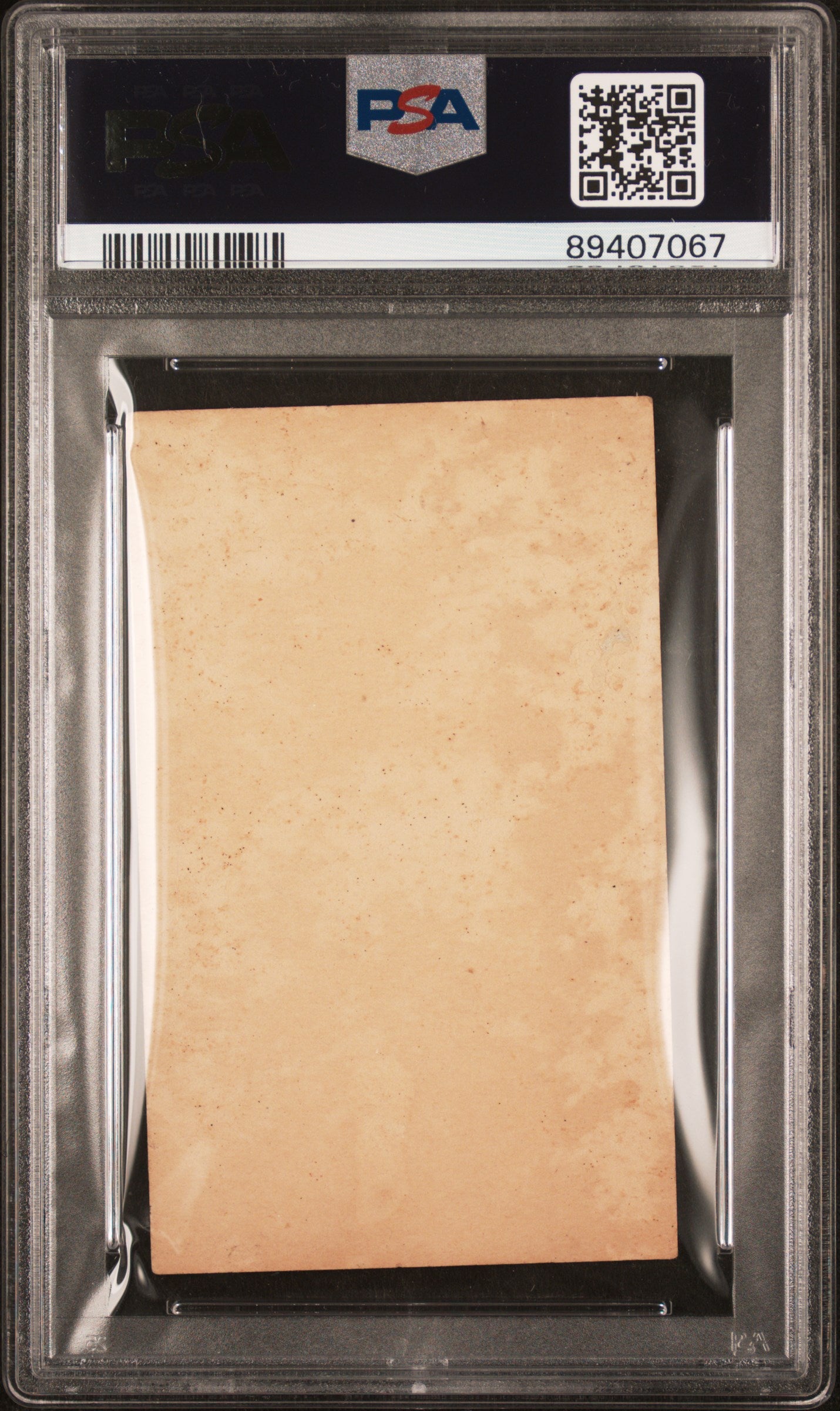 1917 Collins-Mccarthy Joe Wilhoit #189 Blank Back PSA A