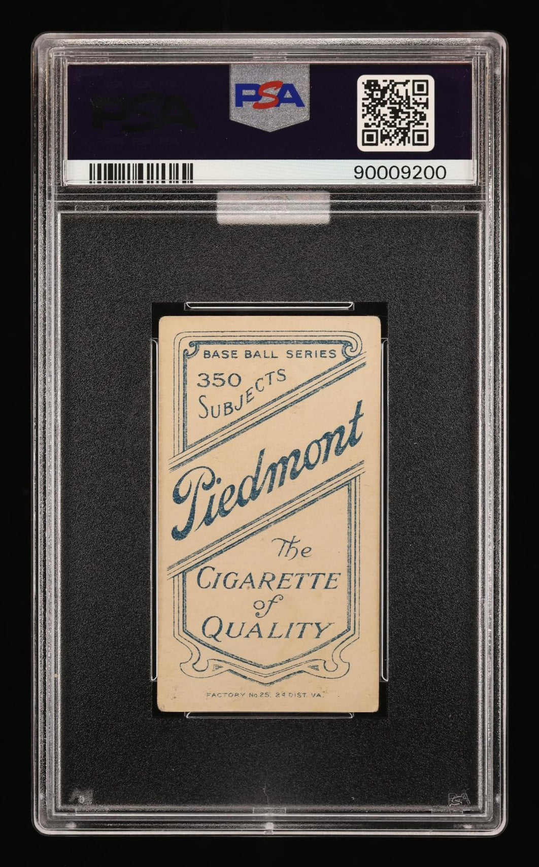 1911 T206 Nap Lajoie Piedmont 350 PSA 4 MBA Silver