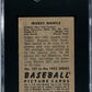1952 Bowman Mickey Mantle #101 SGC 2