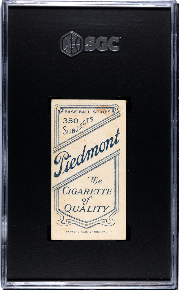 1910 Piedmont Cigarettes (T206) Red Murray Batting SGC 2.5