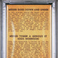 1954 Parkhurst Meger Goes Down #94 And Under PSA 6
