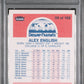 1986 Fleer Alex English #30 PSA 9