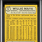 1968 Topps Willie Mays #50 MBA Authentic Altered