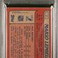 1985 Topps Box Bottoms-Hand Cut Mario Lemieux #I PSA 9