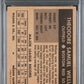 1954 Wilson Franks Ted Williams PSA 3
