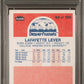1986 Fleer Lafayette Lever #63 PSA 9