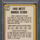 1968 Topps Mets Rookies #177 J. Koosman N. Ryan PSA 7