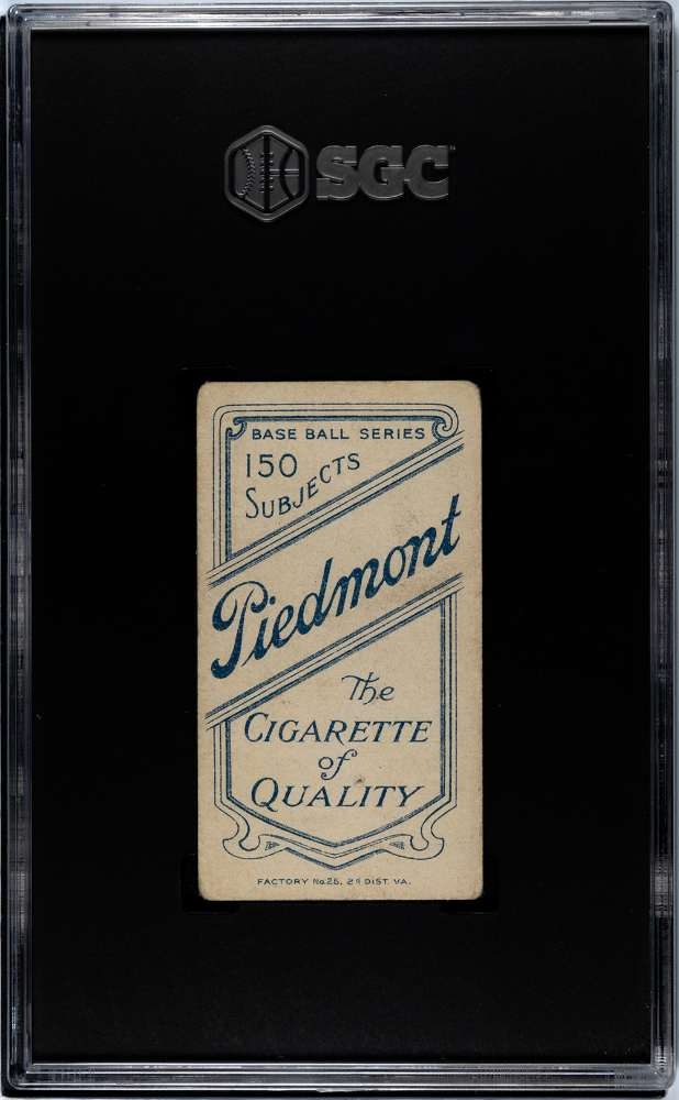 1909 Piedmont Cigarettes (T206) Jake Weimer SGC 1.5