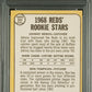 1968 Topps Reds Rookies #247 Reds Rookies PSA 4 Auto 10