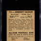 1948 Leaf Gum Co. Johnny Lujack #13 SGC 4