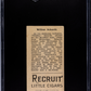 1912 Recruit Little Cigars (T207) Wilbur Schardt SGC 2